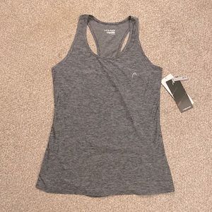 NWT Head Rally Tank- Black Heather